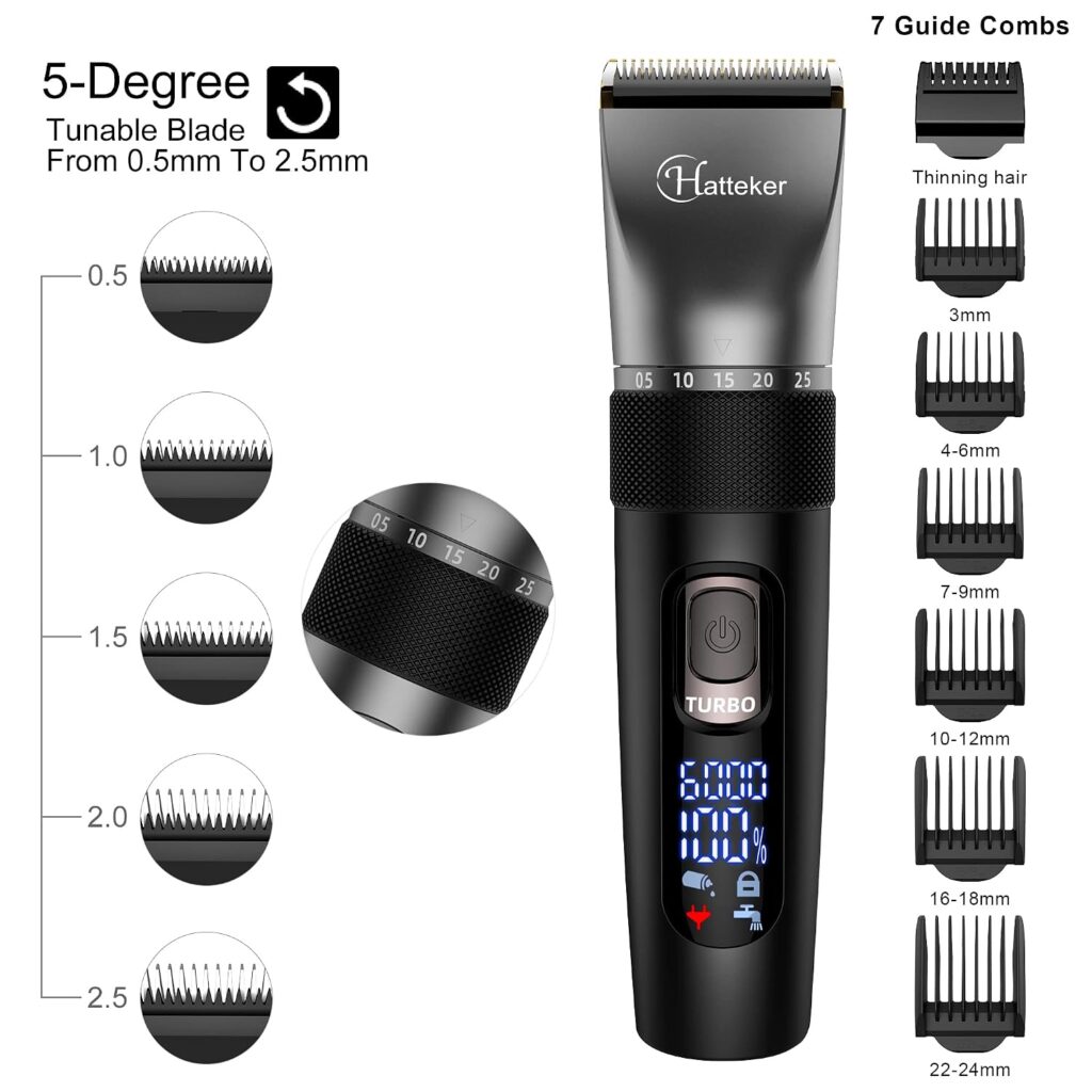 7 Guide Combs for Different Hair Lengths