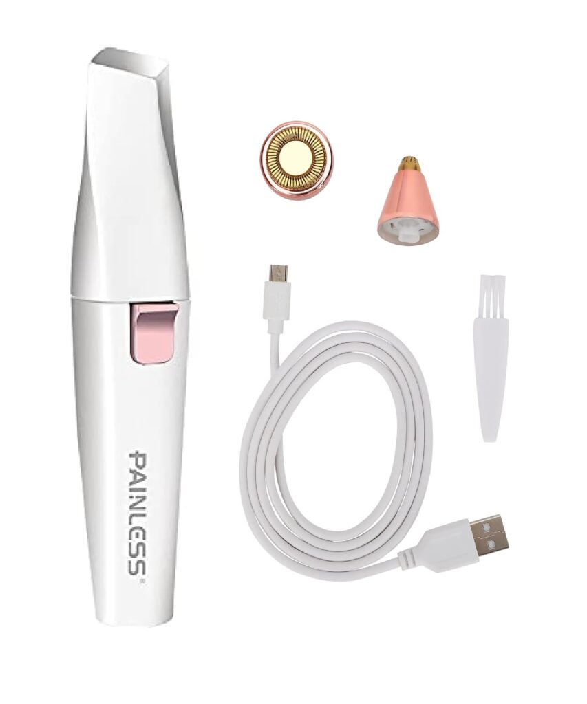 PL202 2-in-1 Rechargeable Face Trimmer for Women