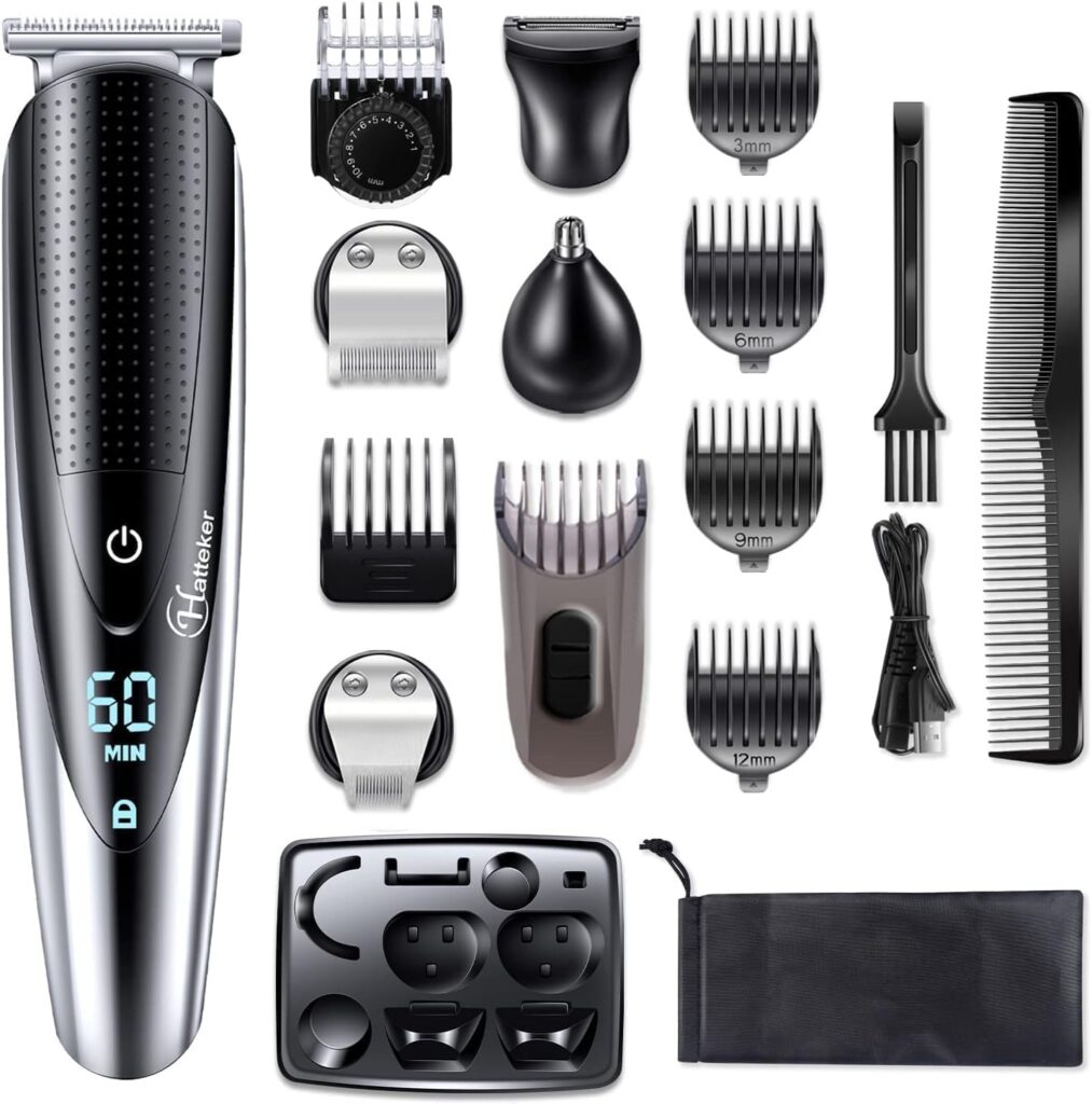 Hatteker 5-in-1 Grooming Kit for Men